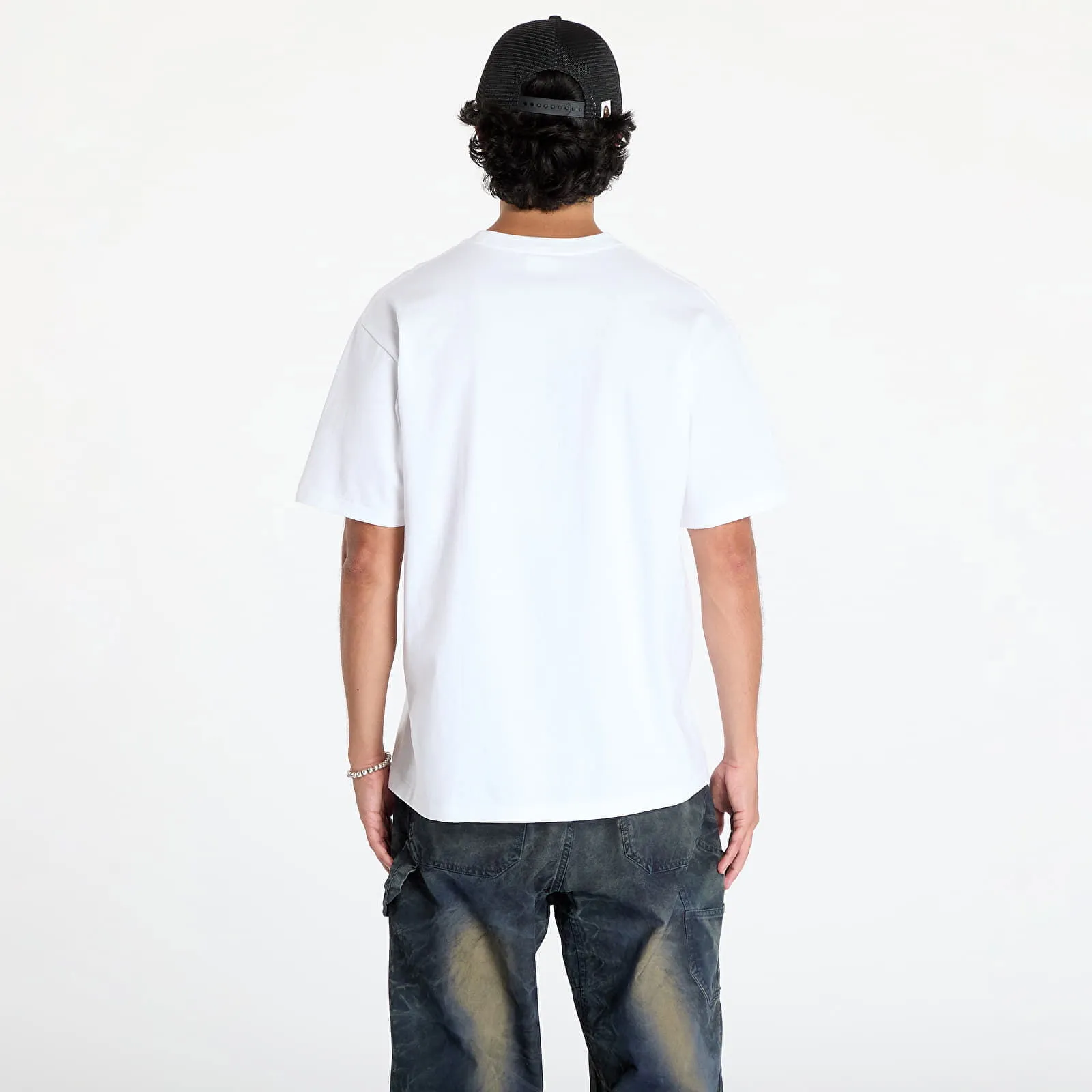 BAPE Tie Dye College Tee White/ Black