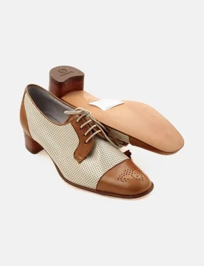 Barrats Mocasin bicolor tacón