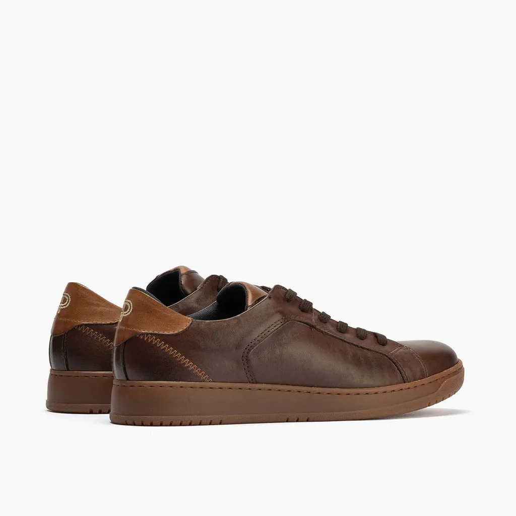 Basket en Napa para hombre color marrón