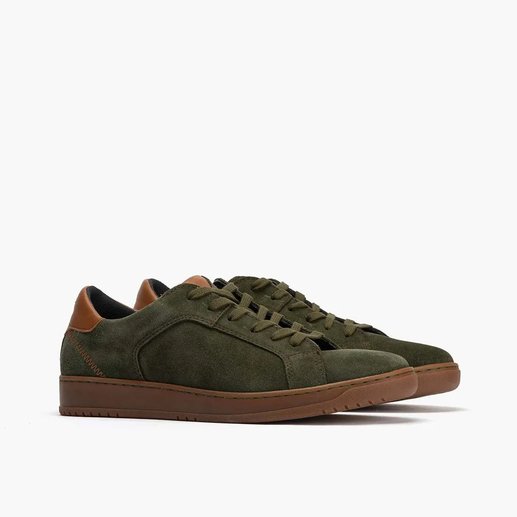 Basket en Serraje hombre color kaki