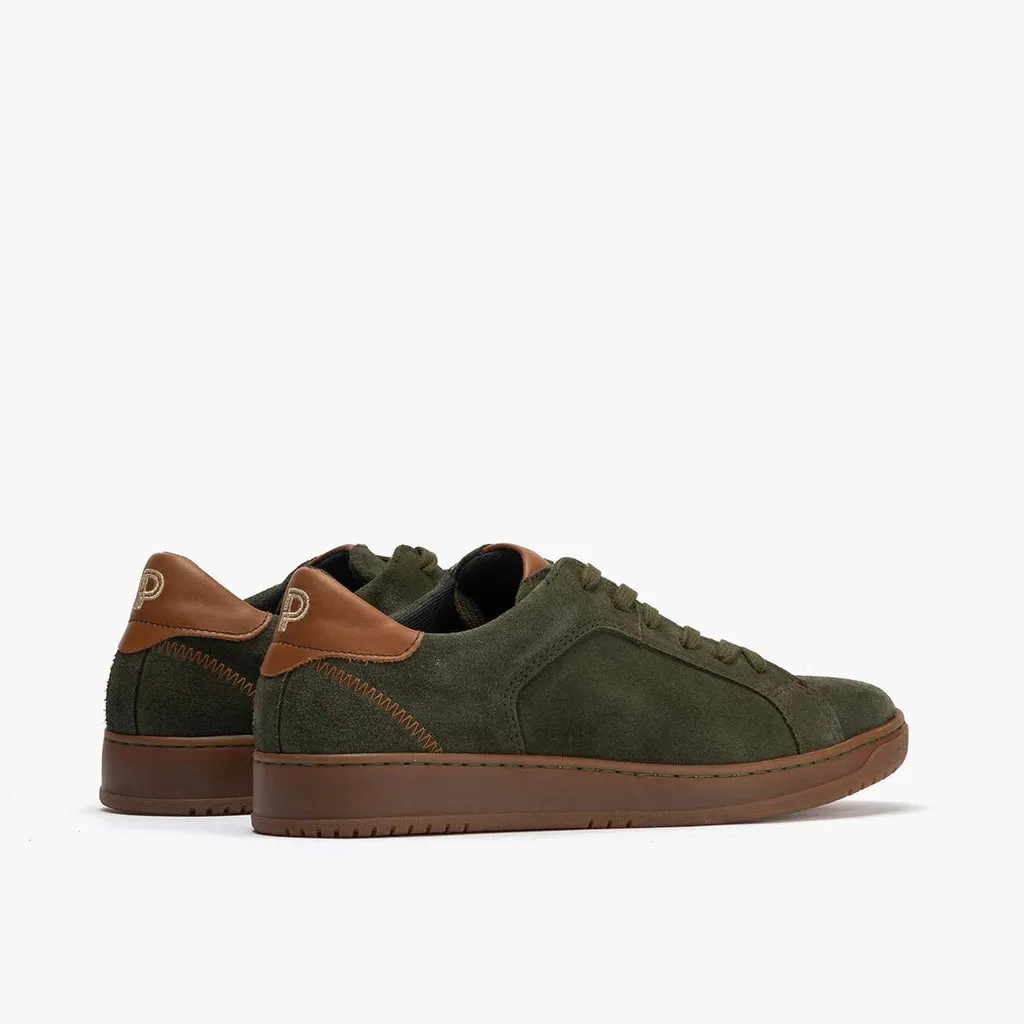 Basket en Serraje hombre color kaki