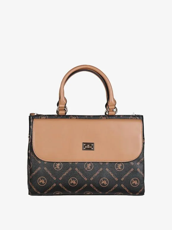 B.Cavalli Bolso de mujer rígido con bandolera rectangular.