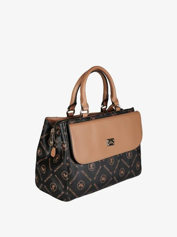 B.Cavalli Bolso de mujer rígido con bandolera rectangular.