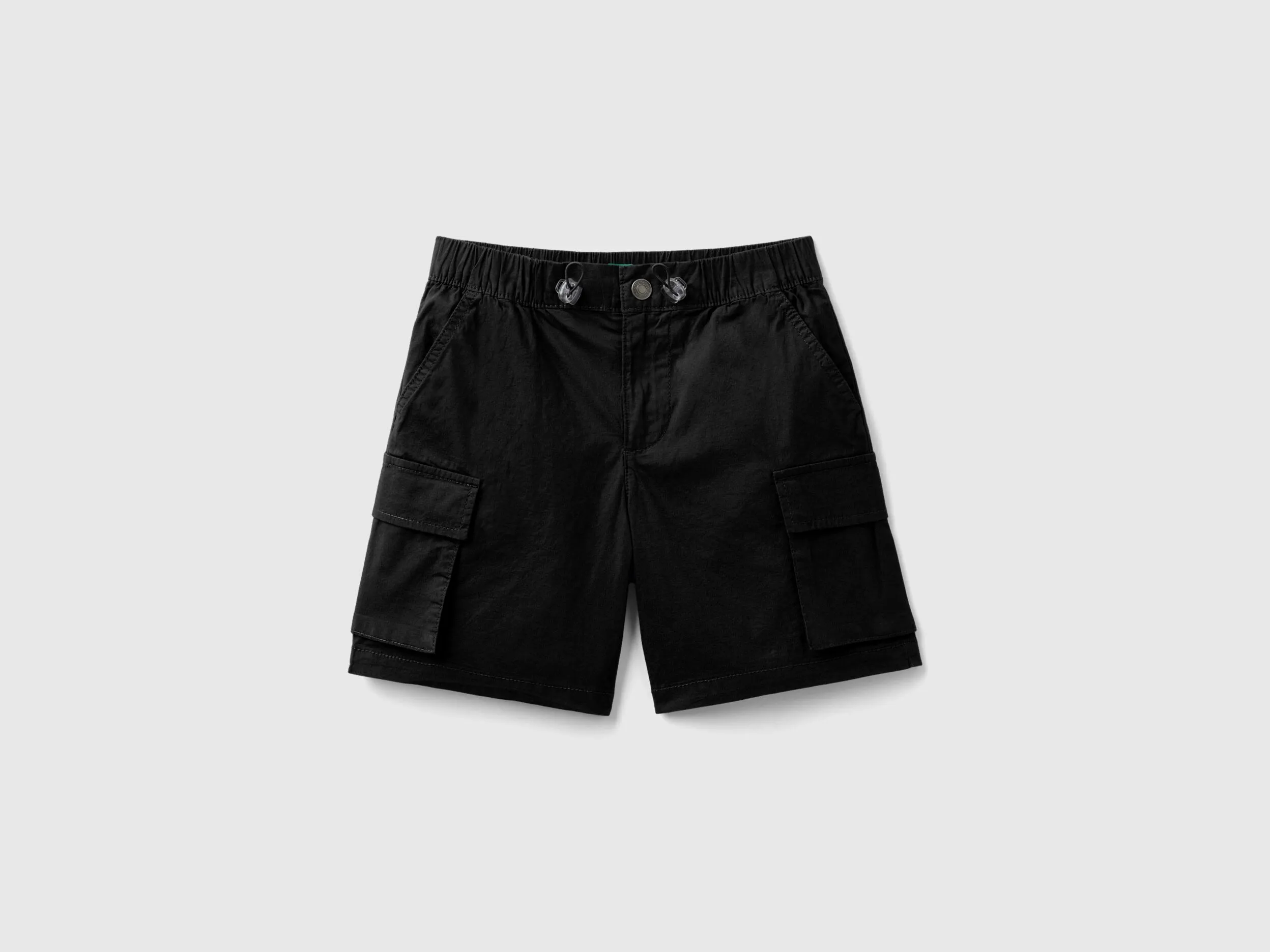 Bermudas cargo de algodón elástico