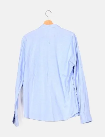 Bershka Camisa azul básica
