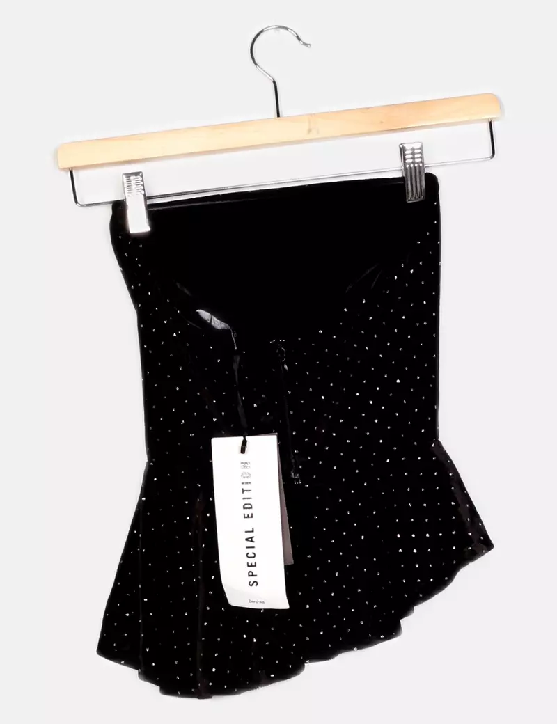Bershka Camiseta Glitter