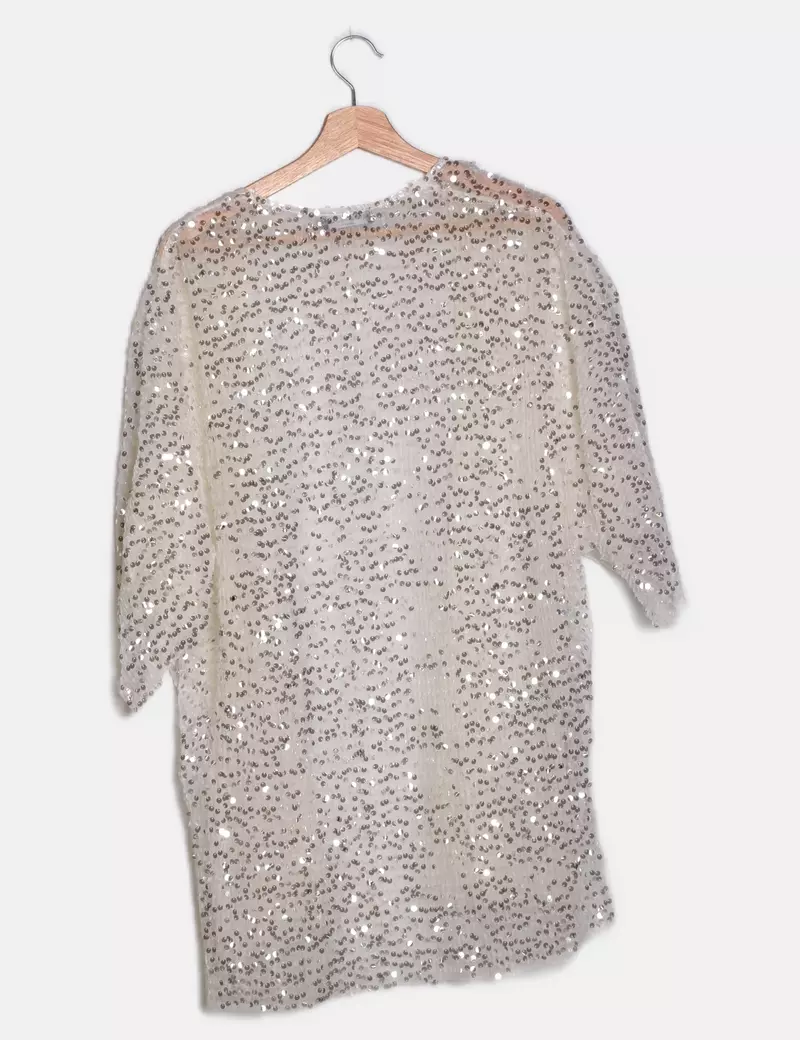 Bershka Kimono Lentejuelas