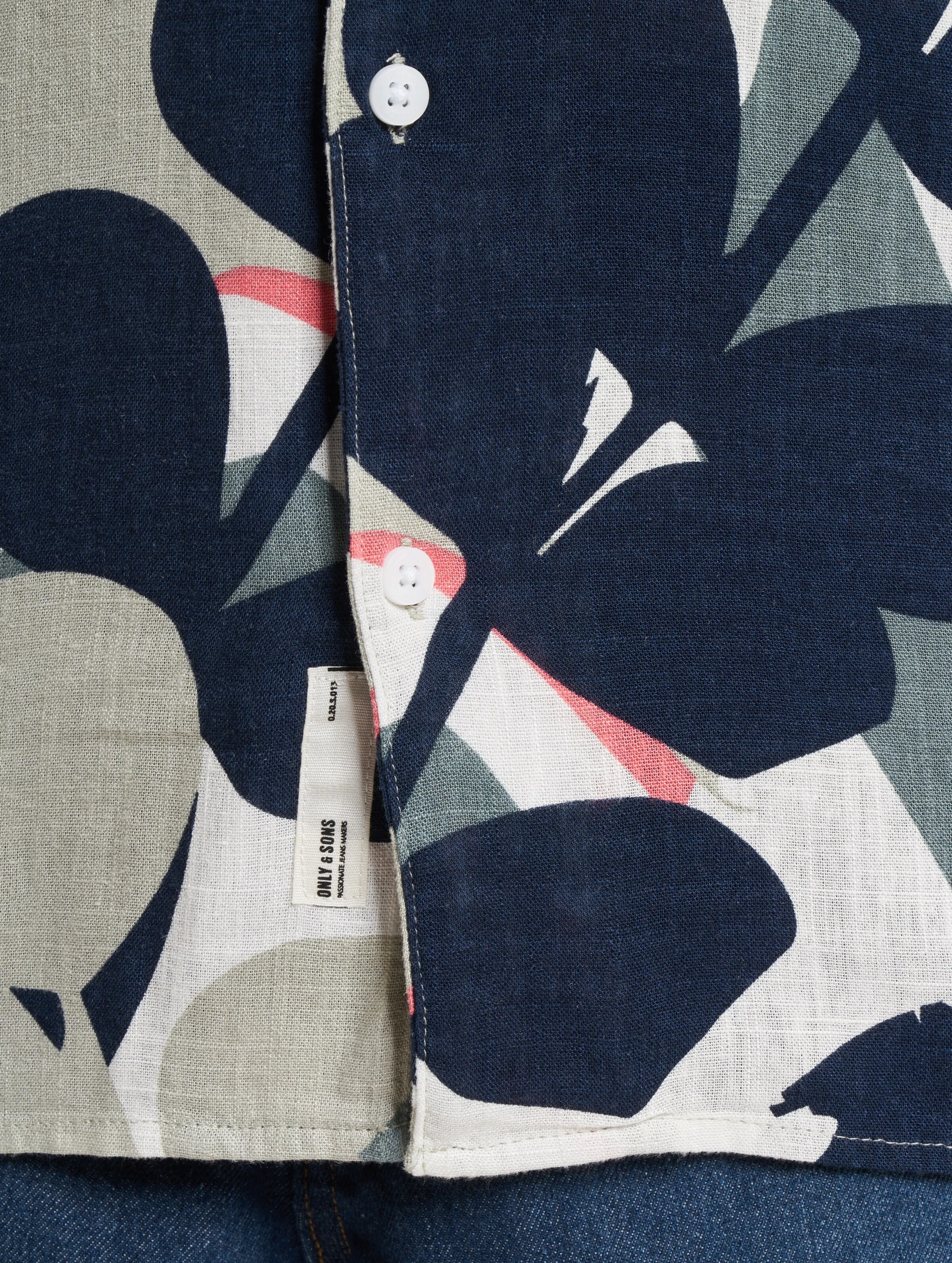 Bertil Reg Visc Linen AOP