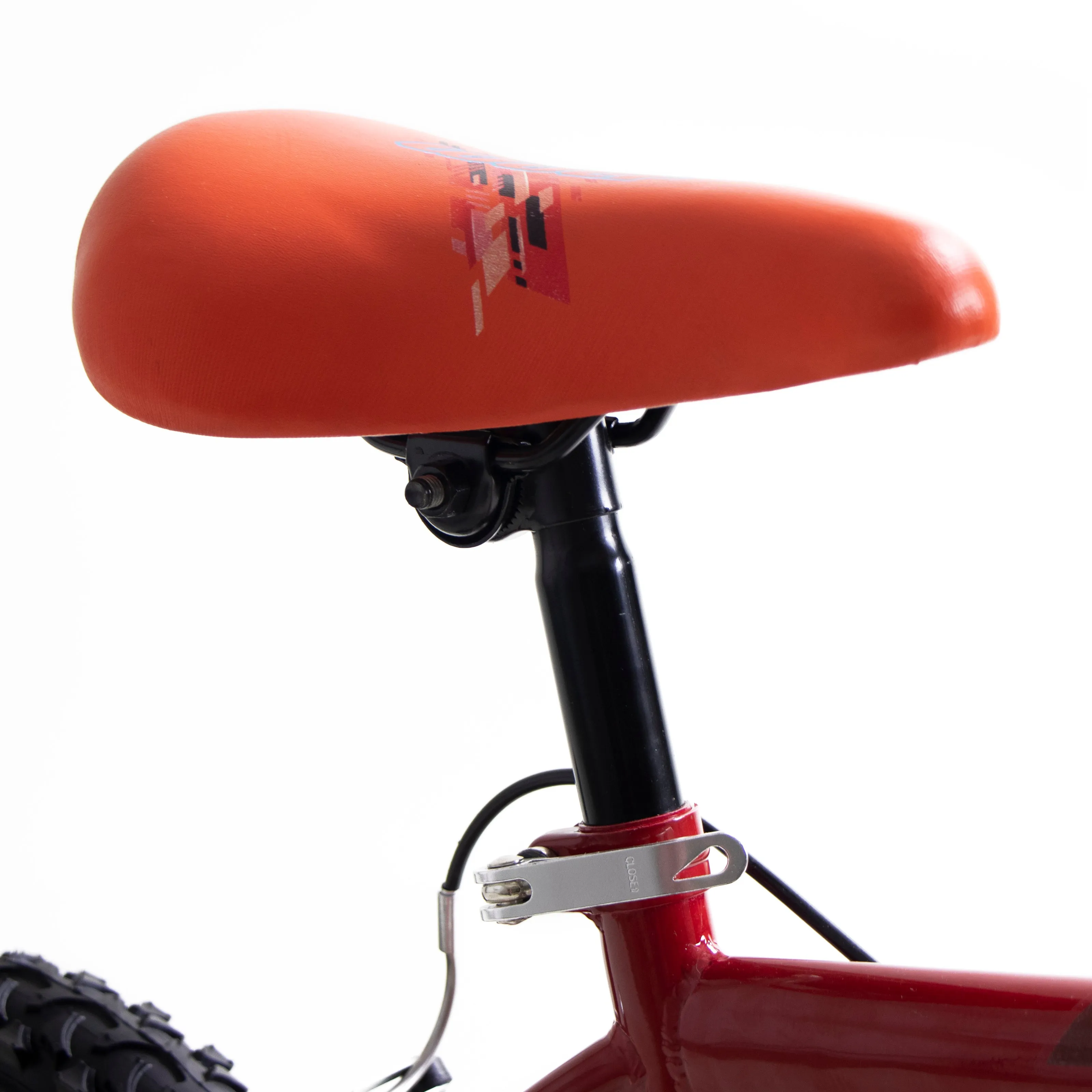 Bicicleta WOLF BMX R16 1V. Nio Frenos 'V' Ruedas Laterales Acero Guinda/Naranja Talla:UN