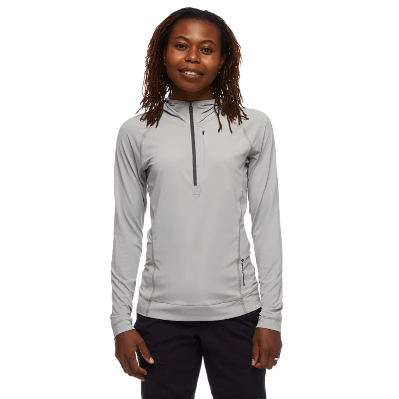 BLACK DIAMOND Alpenglow Pro Hoody (Peltre) Mujer