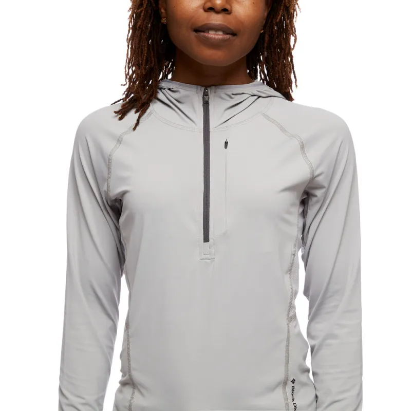BLACK DIAMOND Alpenglow Pro Hoody (Peltre) Mujer