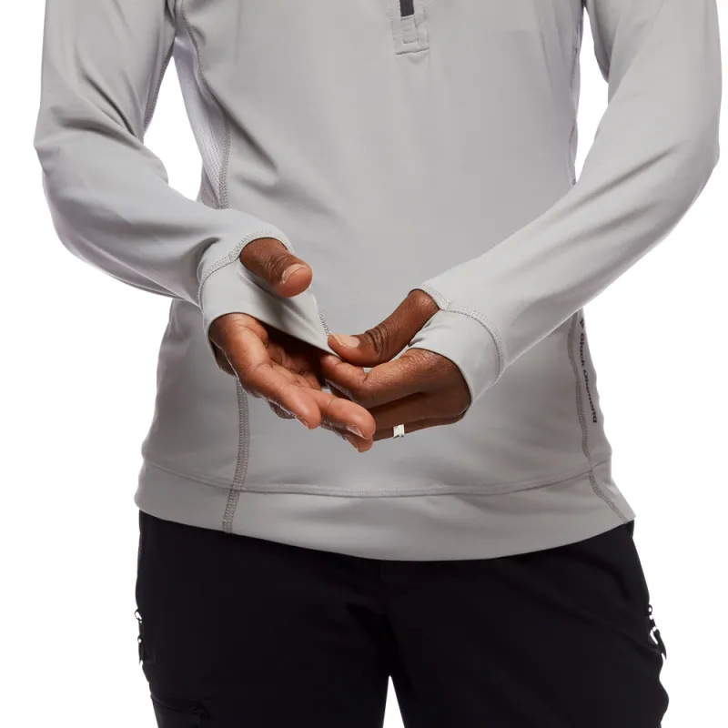BLACK DIAMOND Alpenglow Pro Hoody (Peltre) Mujer