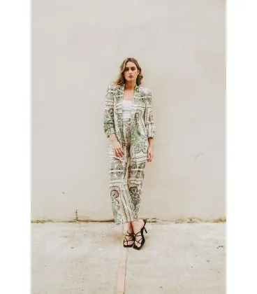 Blazer Amaral Estampada