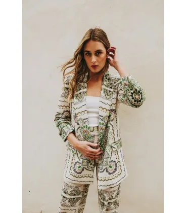 Blazer Amaral Estampada