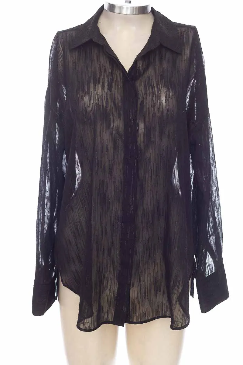 BLUSA COLOR NEGRO  ZARA