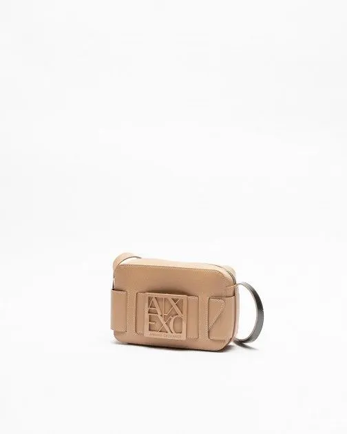 Bolso de hombro Armani Exchange 942699 0A874 Camel