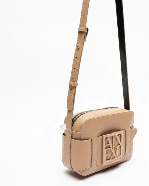 Bolso de hombro Armani Exchange 942699 0A874 Camel