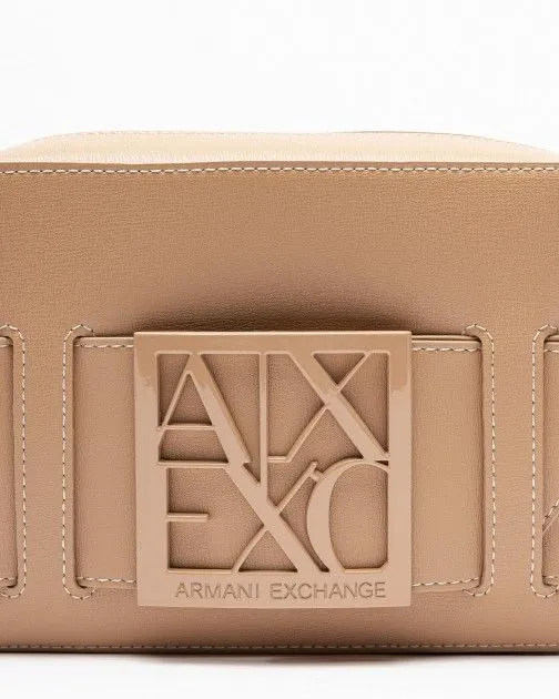 Bolso de hombro Armani Exchange 942699 0A874 Camel