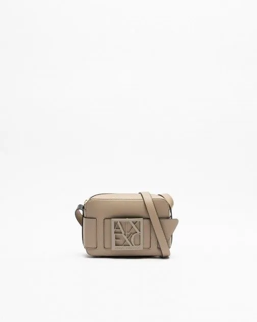 Bolso de hombro Armani Exchange 942699 0A874 gris pardo