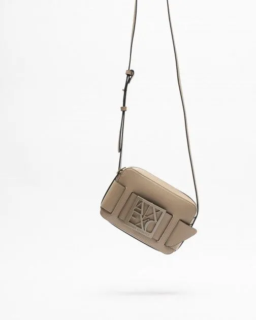 Bolso de hombro Armani Exchange 942699 0A874 gris pardo