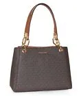 Bolso Michael Kors Bag TRISHA LG TRPL FUNDIDO SHLDR marrón