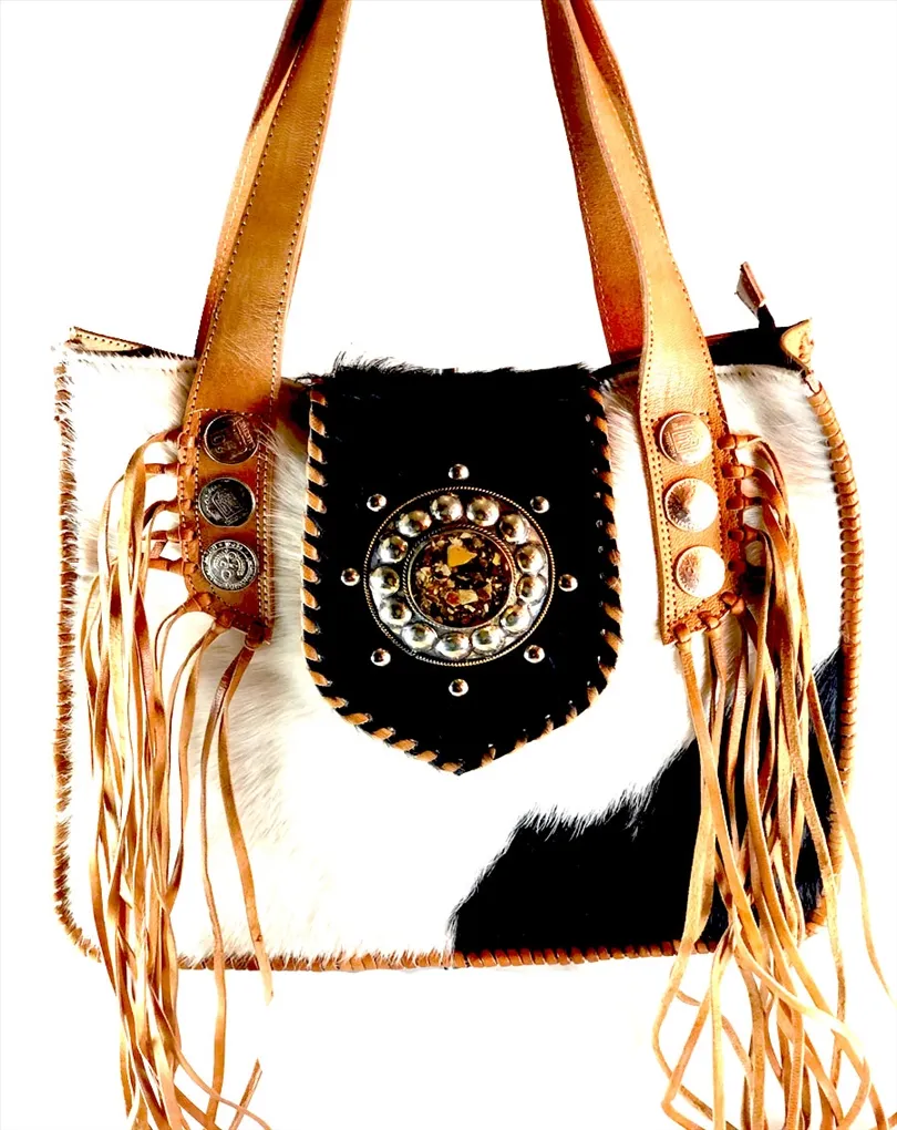 BOLSOS DE PIE DE POTRO PARA MUJER  ESTILO ETNICO
