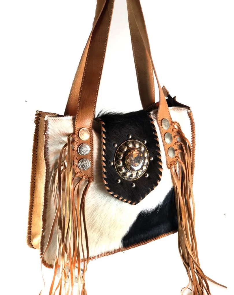 BOLSOS DE PIE DE POTRO PARA MUJER  ESTILO ETNICO