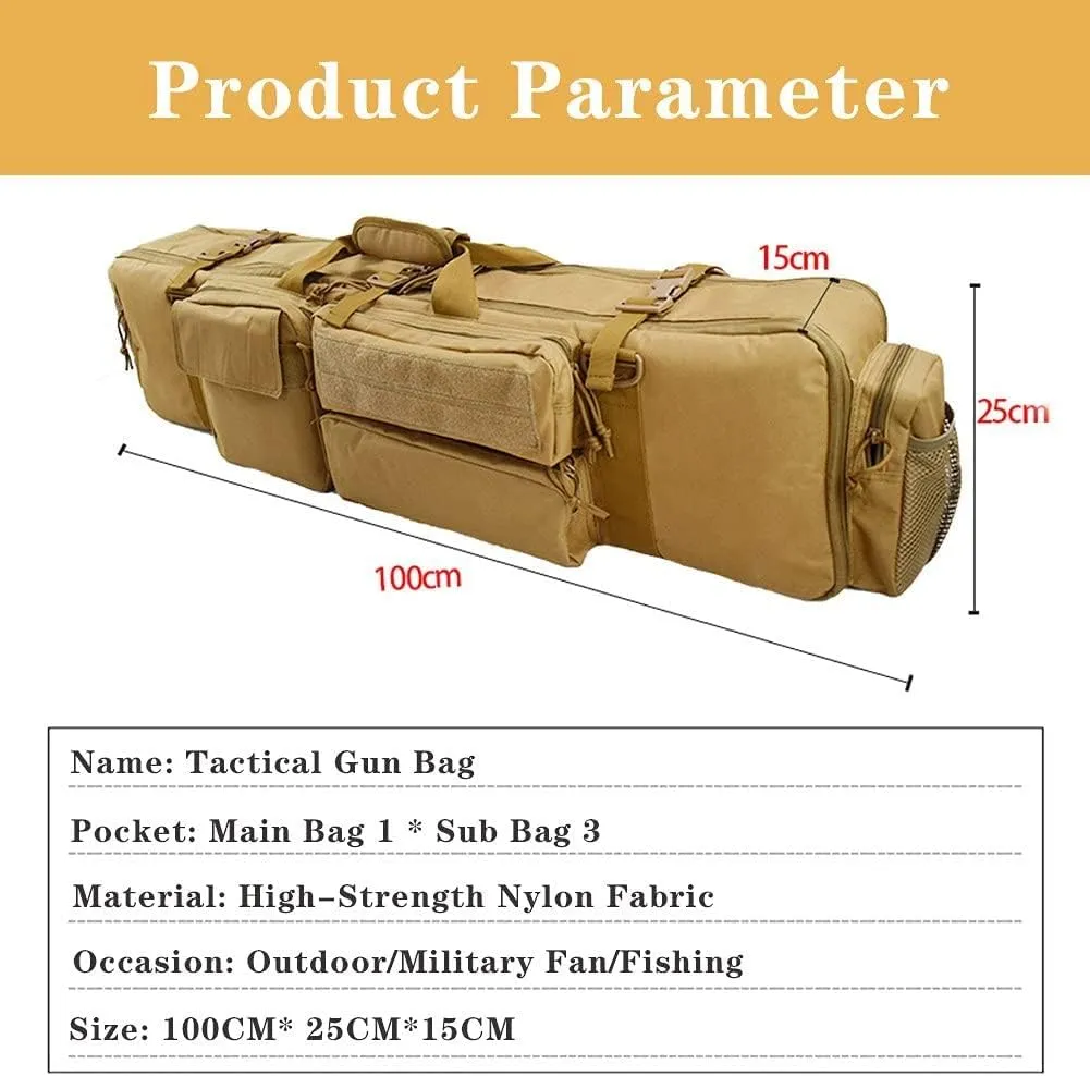 BomDog Bolsa Táctica Acolchada Y Suave para Carabina  Funda para Rifle Bolsa Táctica para Arma  Funda Táctica para Rifle Funda d