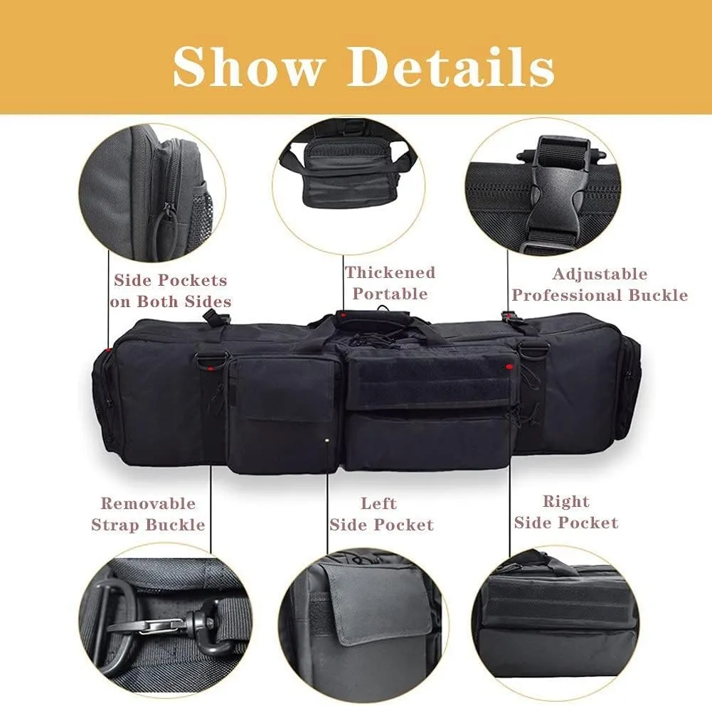 BomDog Bolsa Táctica Acolchada Y Suave para Carabina  Funda para Rifle Bolsa Táctica para Arma  Funda Táctica para Rifle Funda d