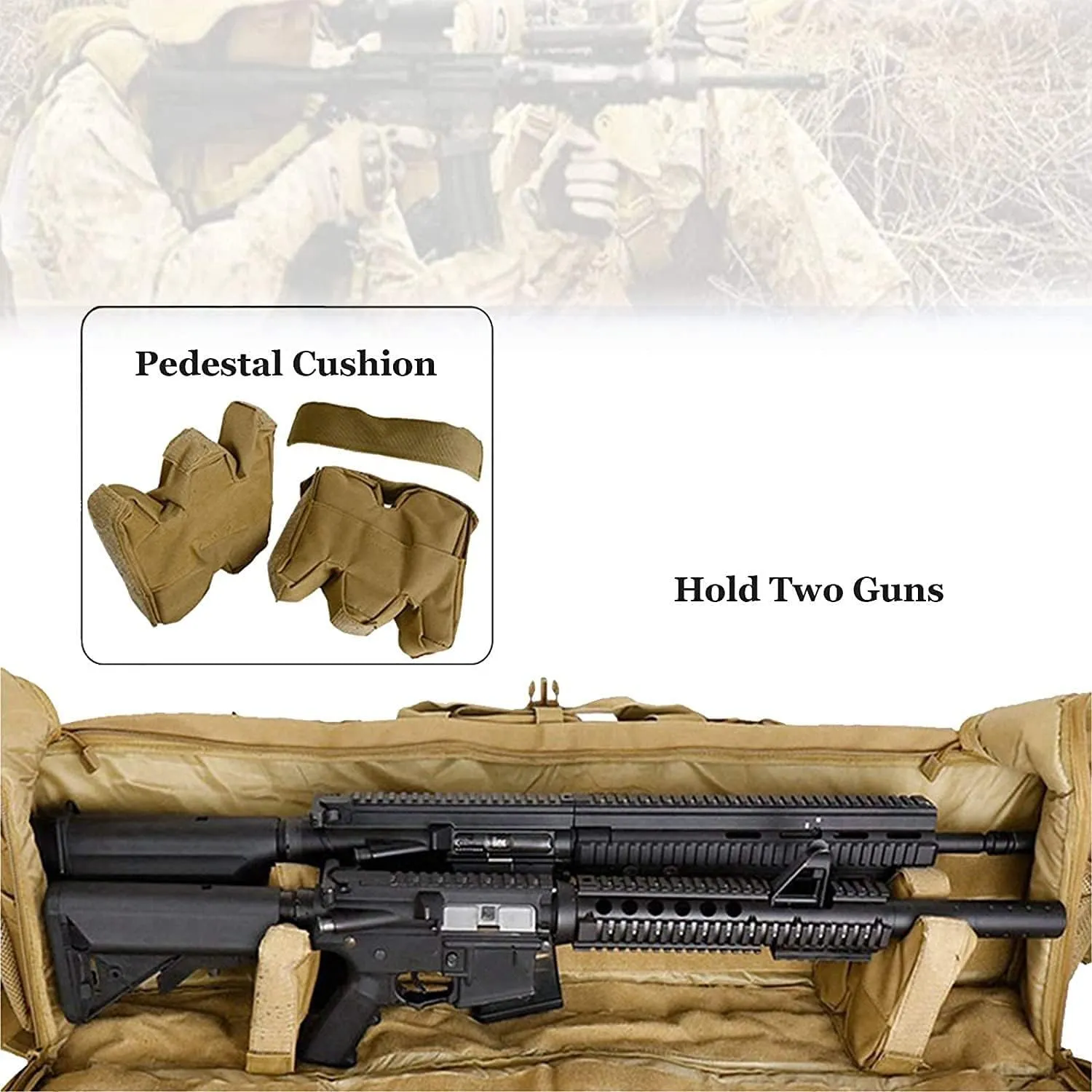 BomDog Bolsa Táctica Acolchada Y Suave para Carabina  Funda para Rifle Bolsa Táctica para Arma  Funda Táctica para Rifle Funda d