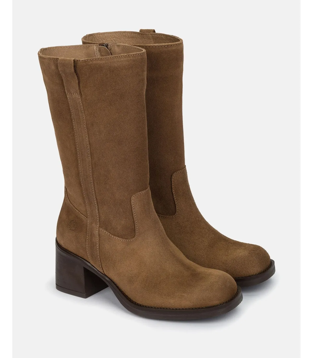 BOTA DE TACóN LANDAS003 MARRON
