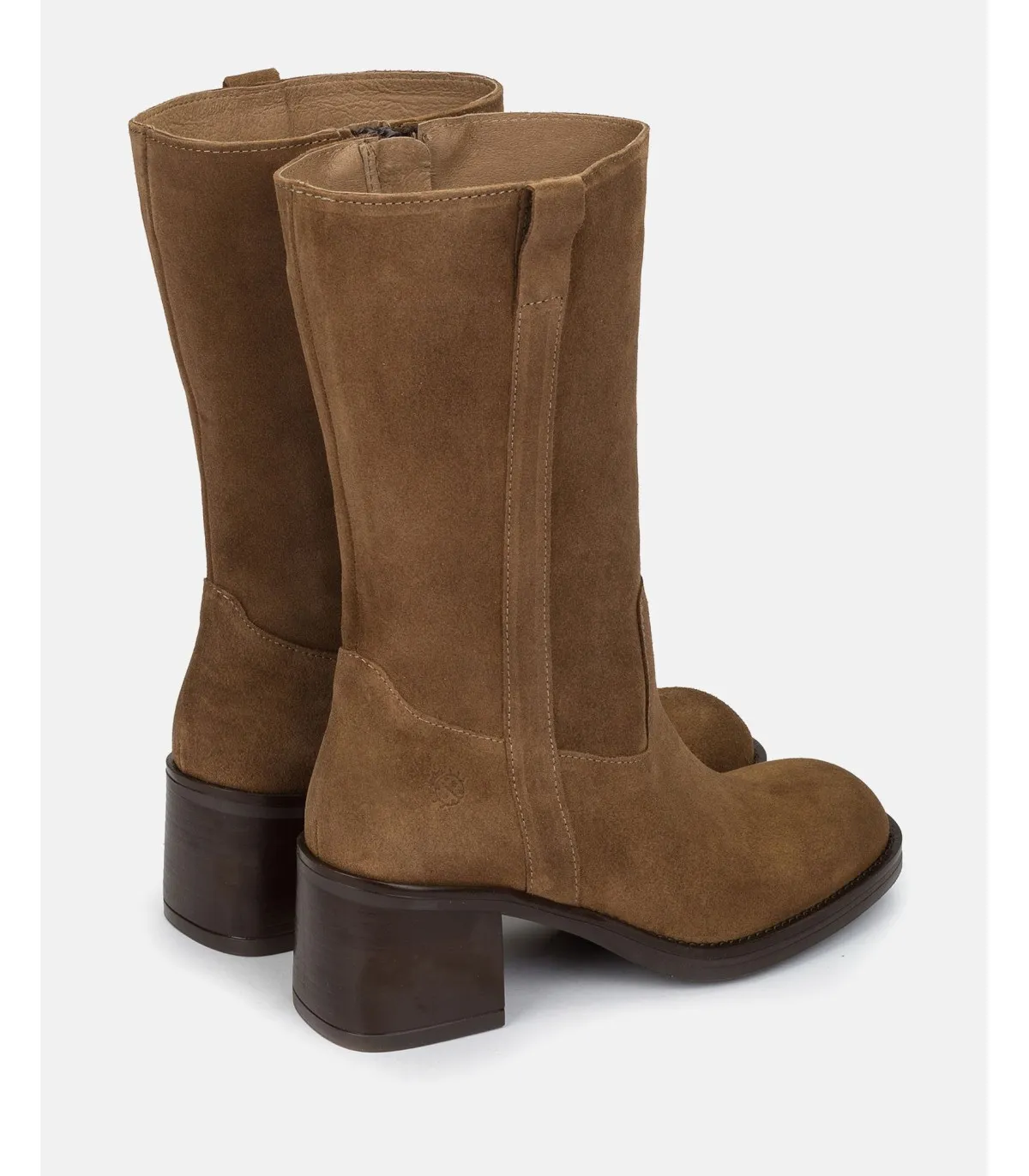 BOTA DE TACóN LANDAS003 MARRON