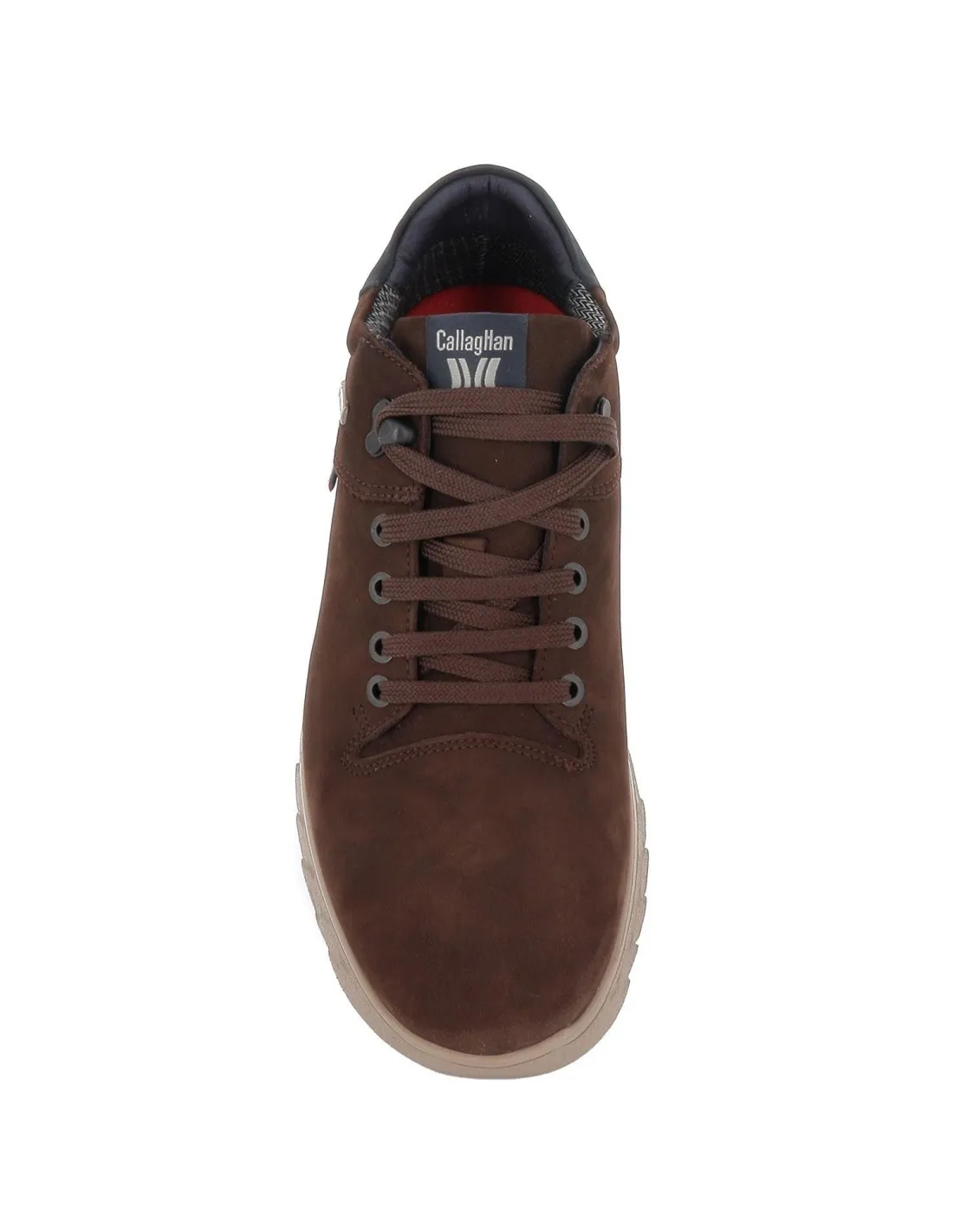 Bota resistente al agua piel nobuck hombre waterproof marrón. Callaghan