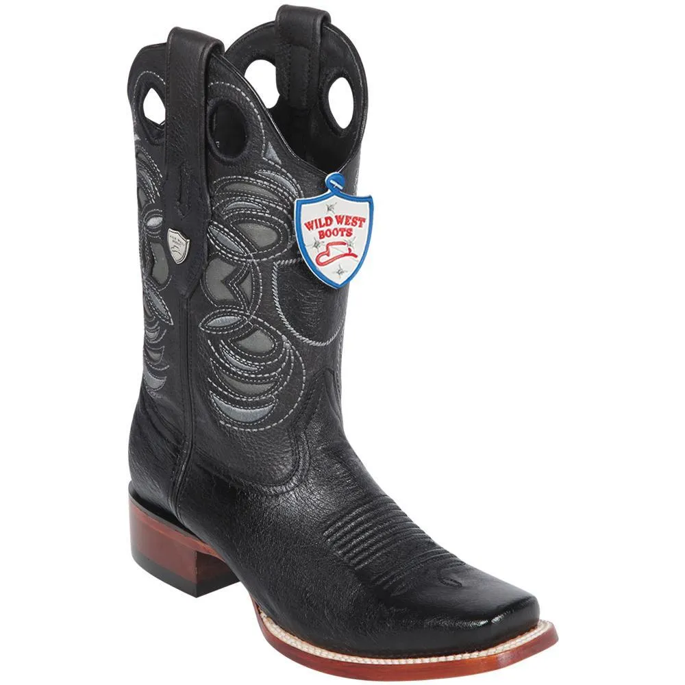 BOTAS DE AVESTRUZ PANZA HORMA RODEO CUADRADA WW28189705