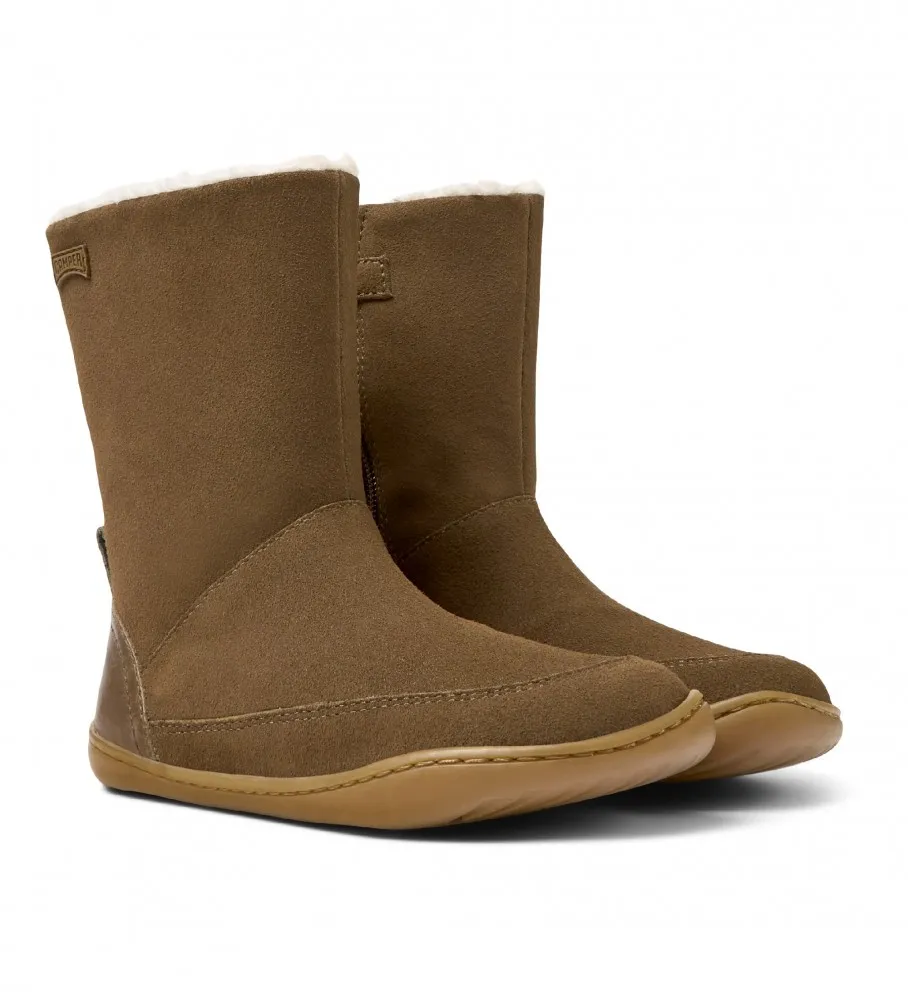 Botas de Piel Peu Cami marrón