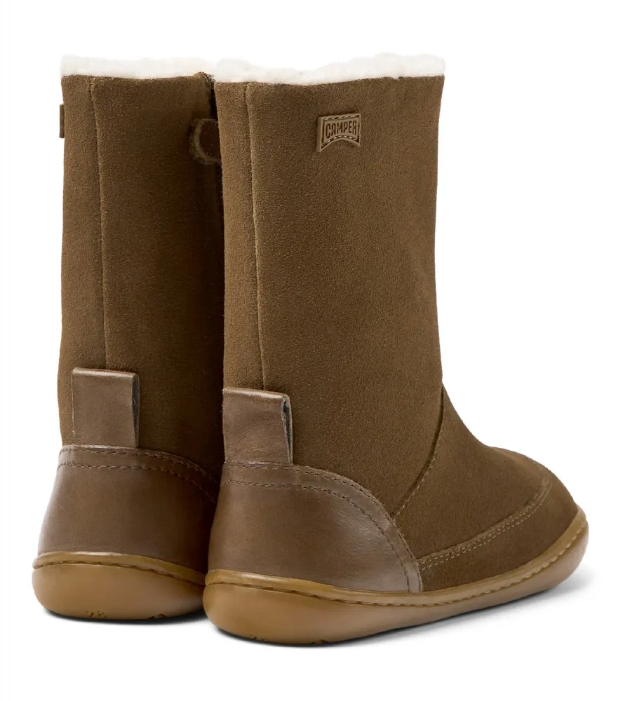 Botas de Piel Peu Cami marrón