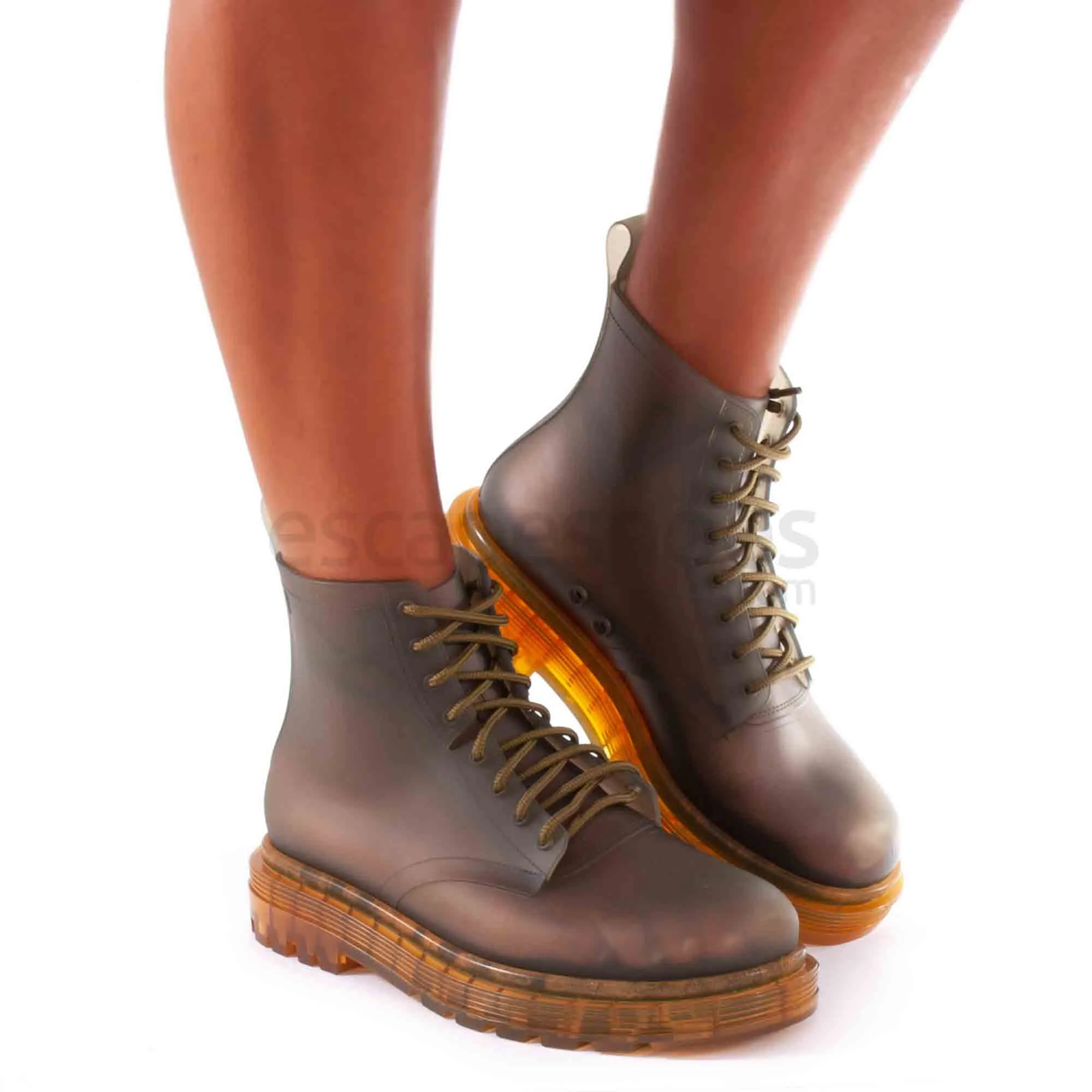 Botas MELISSA Coturno Clear Amarelo Verde 32822.AD435