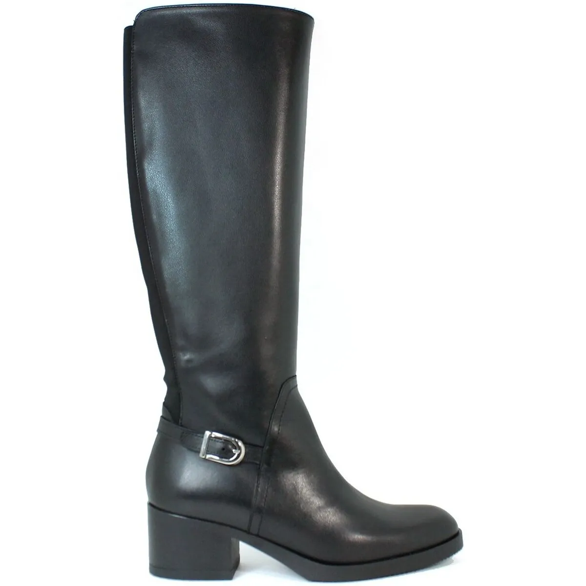 BOTAS MUJER TACÓN ANCHO  ISY G6233 NEGRO