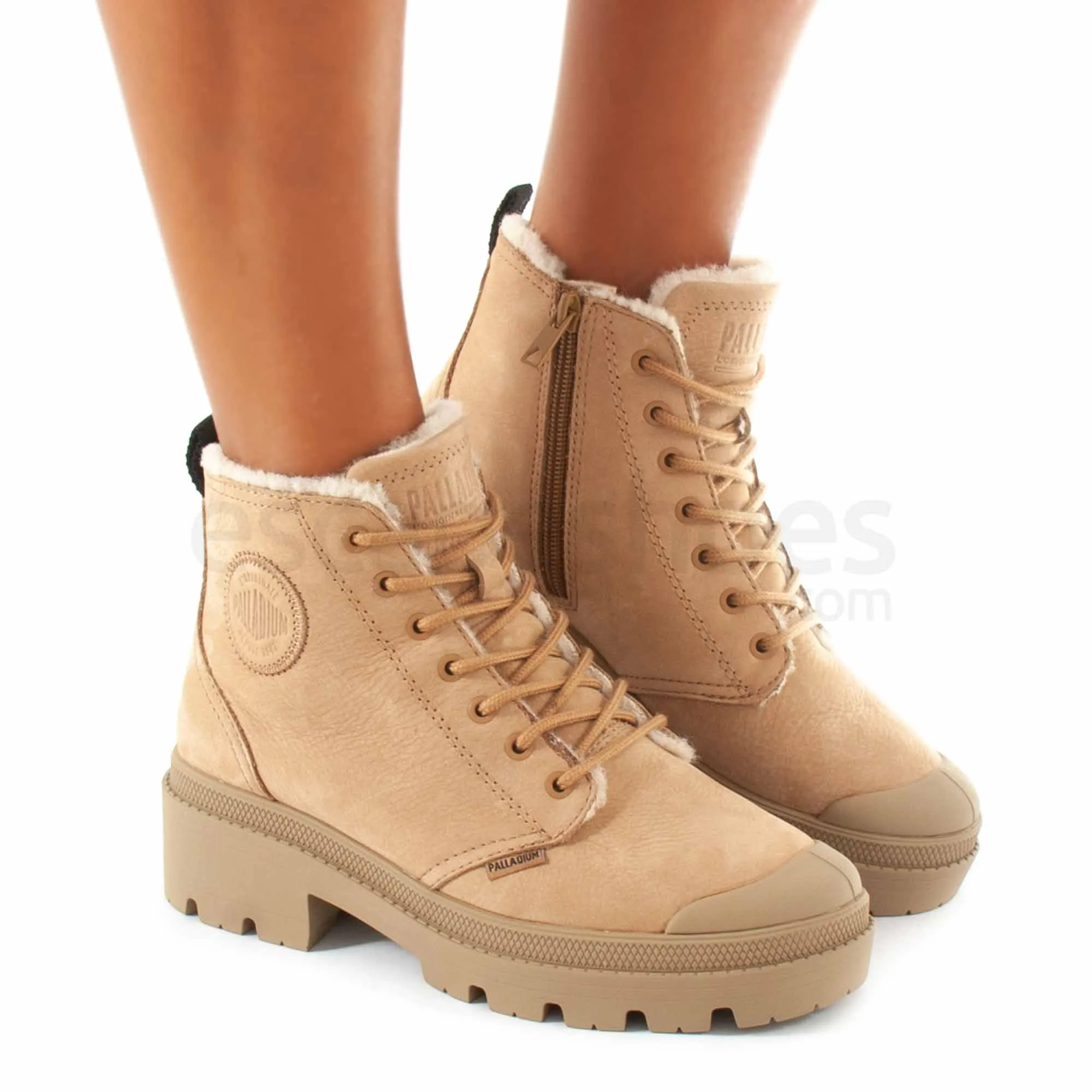 BOTAS PALLADIUM PALLABASE ZIP OCHRE 98867223