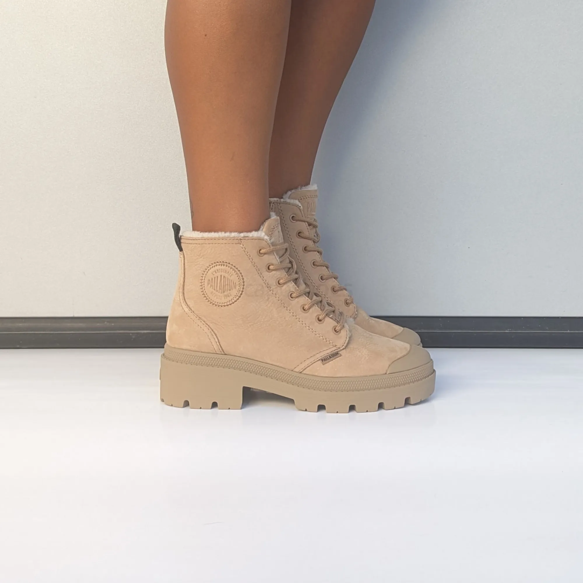 BOTAS PALLADIUM PALLABASE ZIP OCHRE 98867223