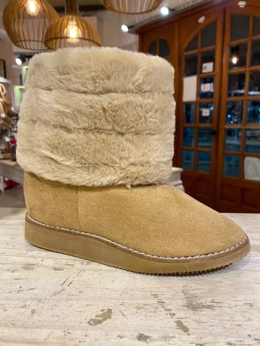 Botas Pantubotas Mujer Con Piel Calentitas Base Goma Eva