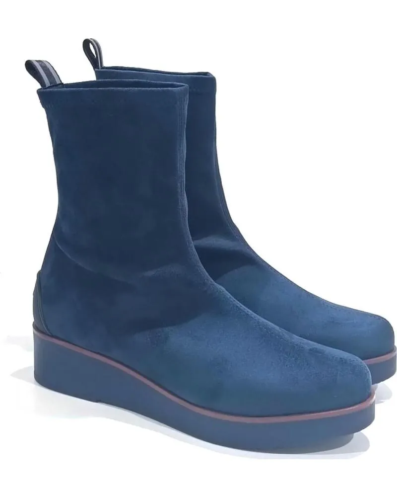 Botas PEDRO MIRALLES  de Mujer BOTIN CASUAL DE LICRA CON CUNA DE GOMA  STRECH MARINO