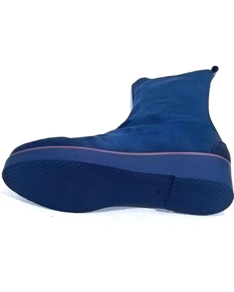 Botas PEDRO MIRALLES  de Mujer BOTIN CASUAL DE LICRA CON CUNA DE GOMA  STRECH MARINO