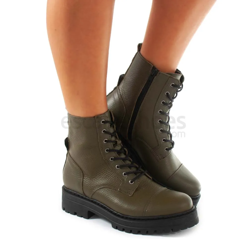 Botas RUIKA Pele Kaki 88/21007