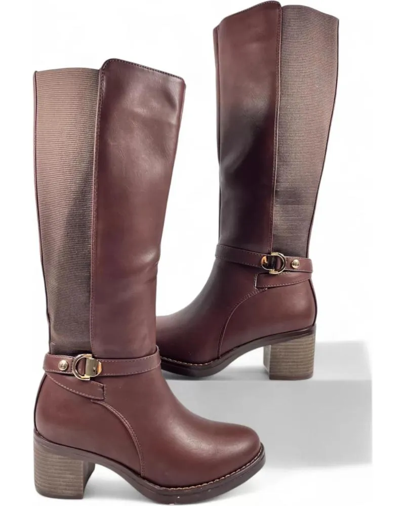 Botas TIMBOS  de Mujer BOTA TACON DE MUJER MARRON 130733  MARRóN