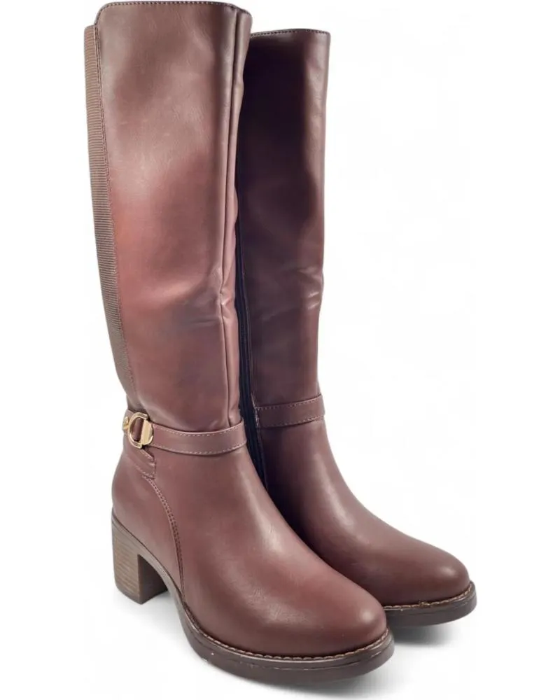 Botas TIMBOS  de Mujer BOTA TACON DE MUJER MARRON 130733  MARRóN