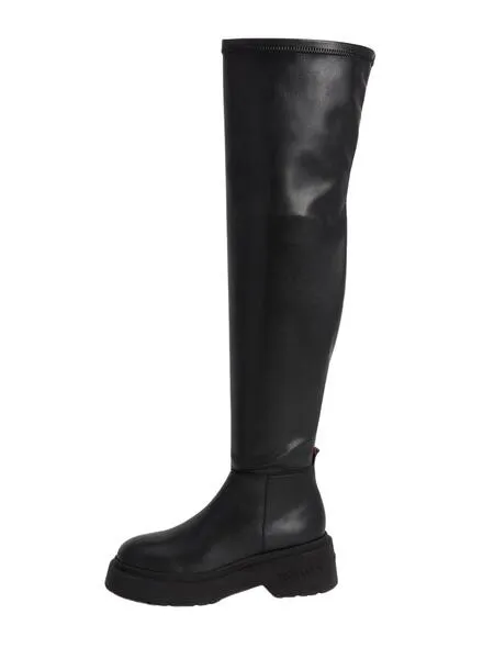 Botas Tommy Jeans Over The Knee Negro Mujer