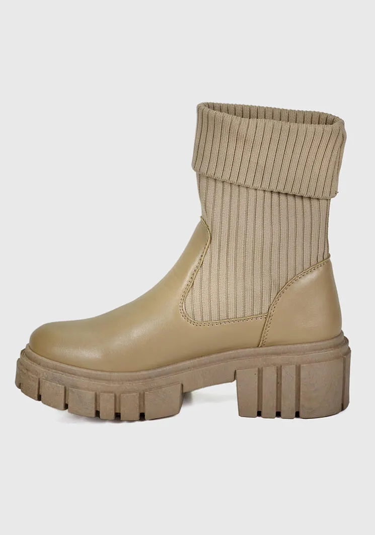 Botínboffil Beige