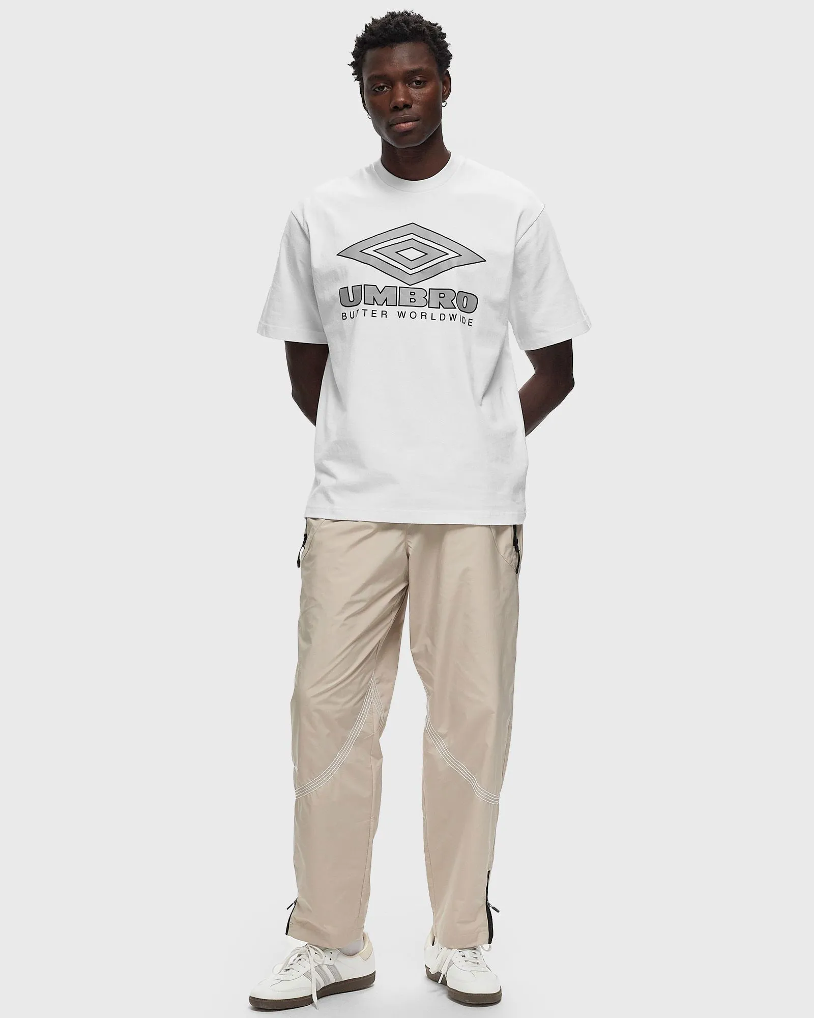 BUTTER GOODS UMBRO X DIAMOND LOGO TSHIRT