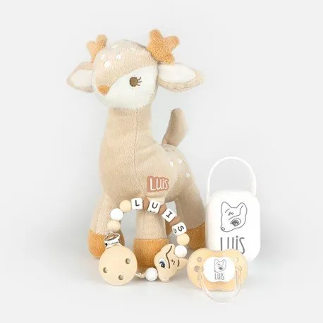 Cajita regalo Peluche ciervo